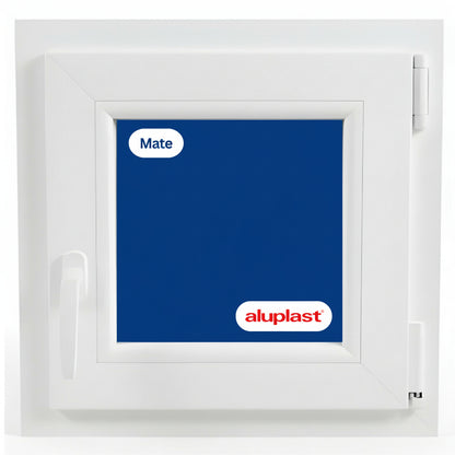 Finestra in PVC rinforzato 500x500 Bianca Anta Ribalta | Opaca