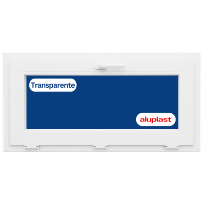 Finestra in PVC rinforzato 1000x500 Bianca a ribalta