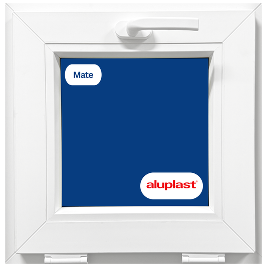 Finestra in PVC rinforzato 400x400 Bianca Anta Ribalta | Opaca