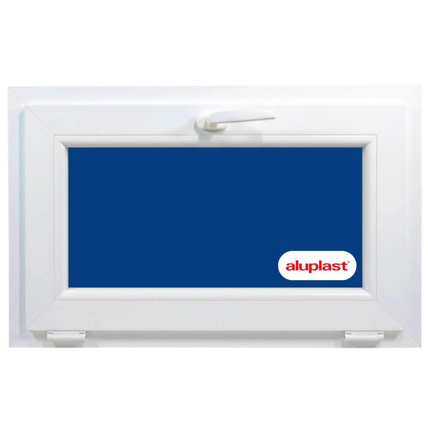 Finestra in PVC rinforzato 800x500 Bianca Anta Ribalta