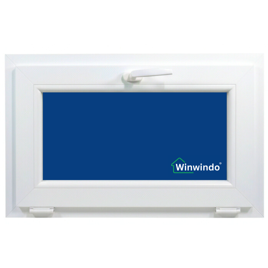Finestra in PVC rinforzato 1000x500 Bianca a ribalta