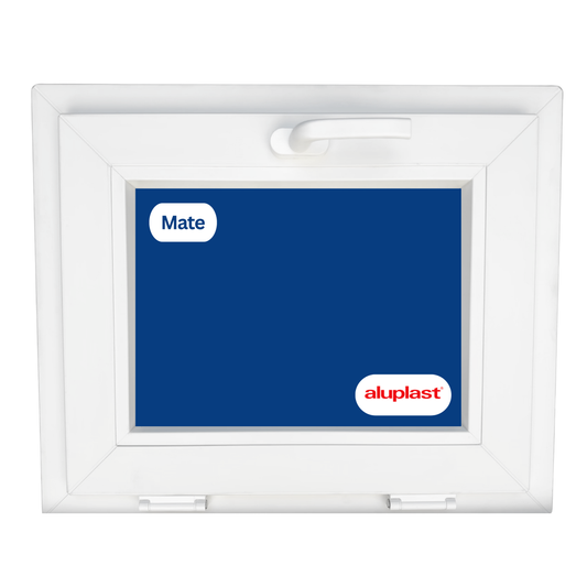 Finestra in PVC rinforzato 500x400 Bianca Anta Ribalta | Opaca