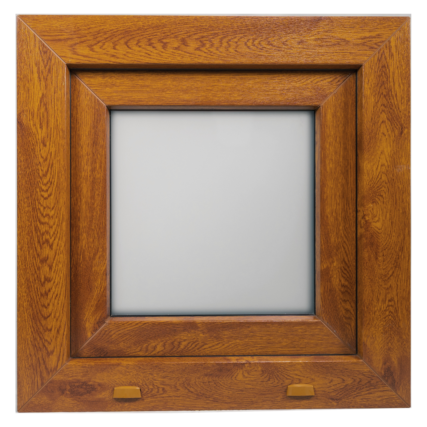 Finestra in PVC rinforzato 500x500 Golden Oak Anta Ribalta | Opaca