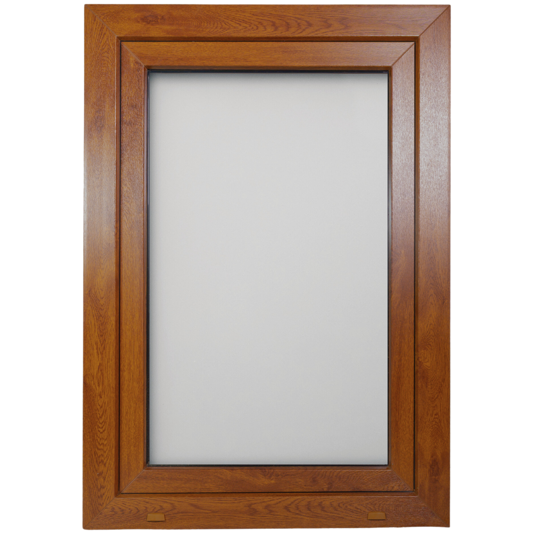 Finestra in PVC rinforzato 700x1000 Golden Oak anta ribalta