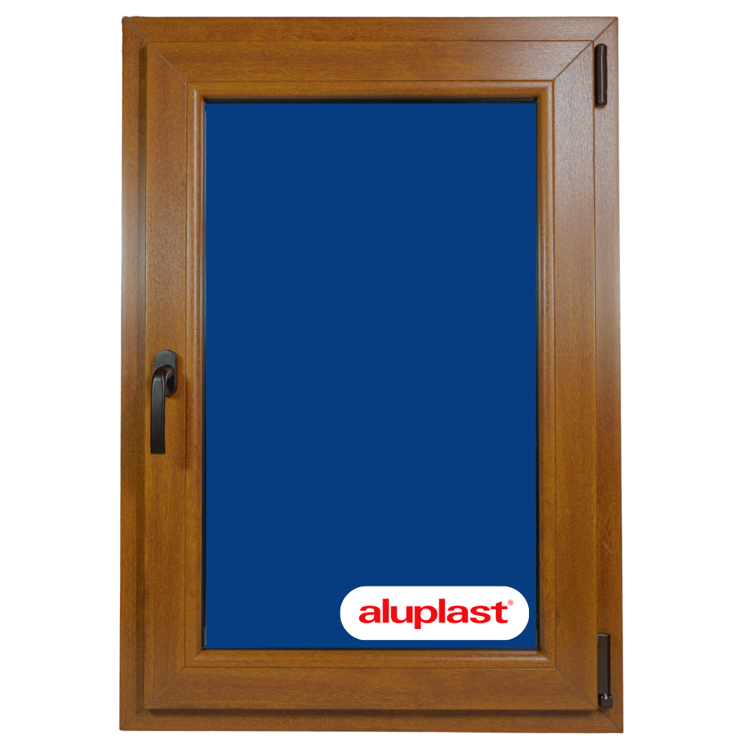 Finestra in PVC rinforzato 700x1000 Golden Oak anta ribalta