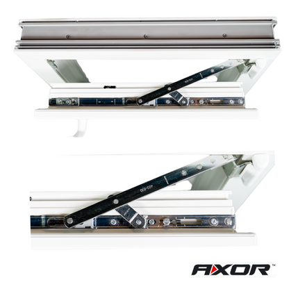 Finestra in PVC rinforzato 500x500 Bianca Anta Ribalta | Opaca