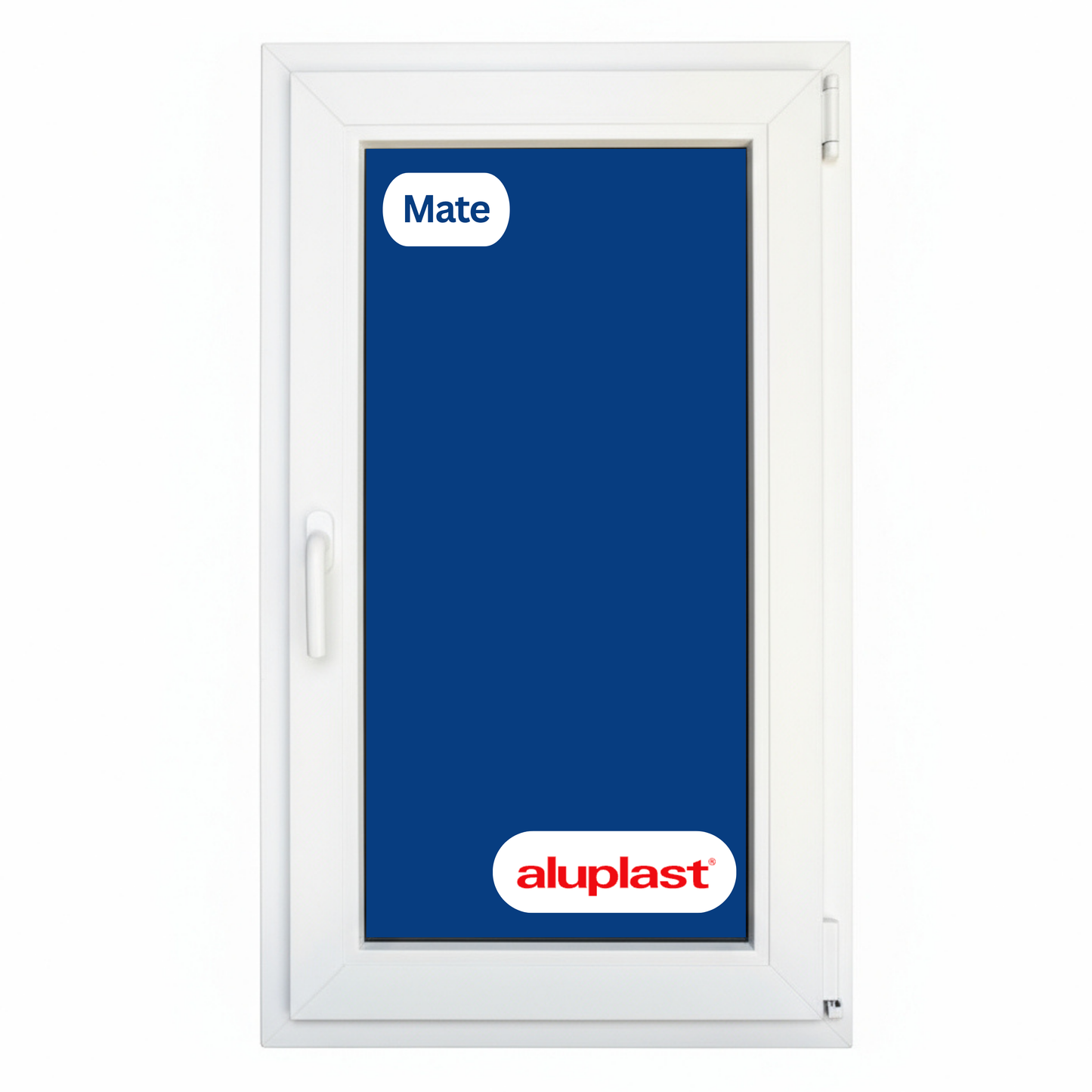 Finestra in PVC rinforzato 600x1000 Bianca Anta Ribalta | Opaca