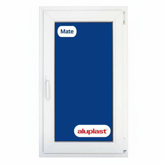 Finestra in PVC rinforzato 600x1000 Bianca Anta Ribalta | Opaca