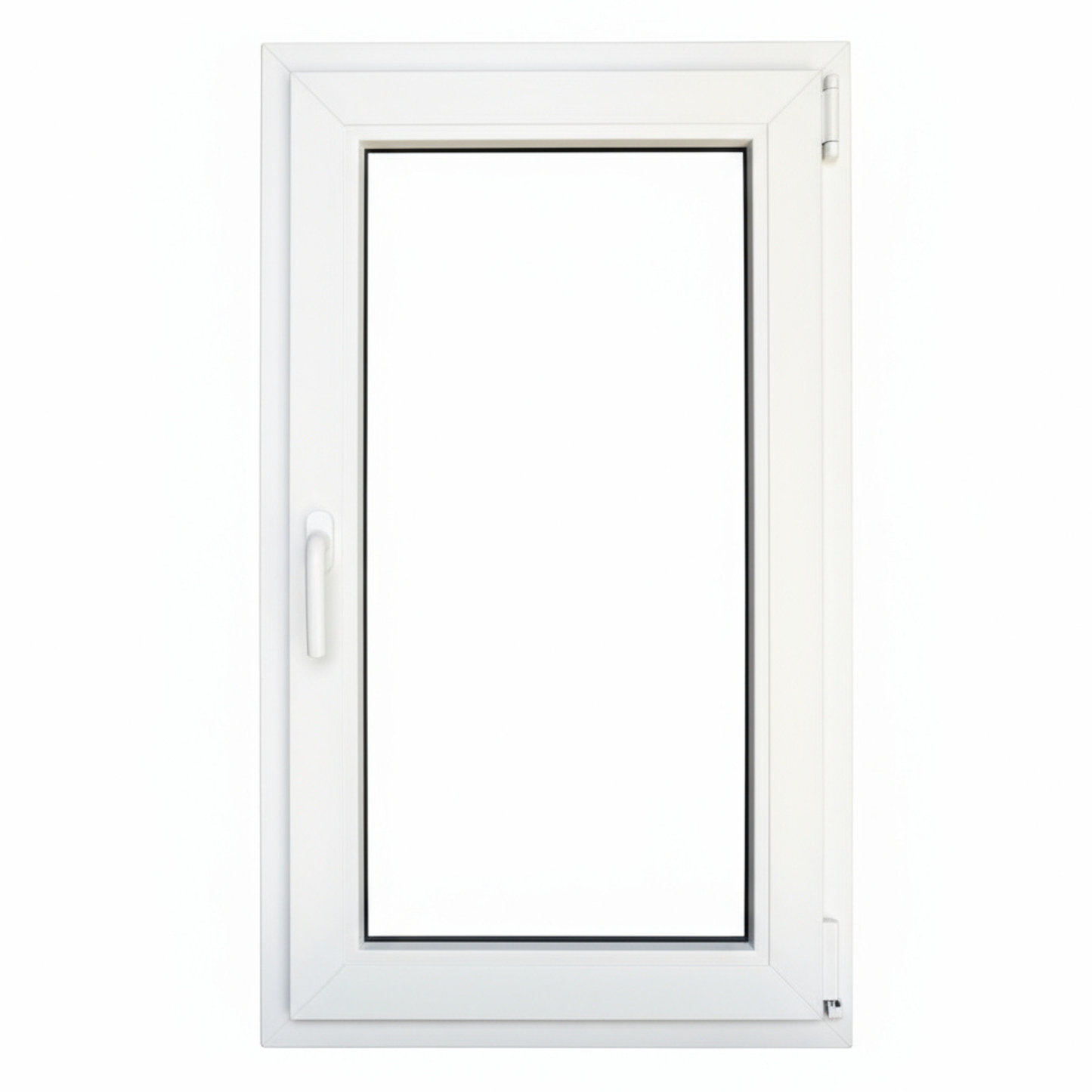 Finestra in PVC rinforzato 600x1000 Bianca Anta Ribalta | Opaca