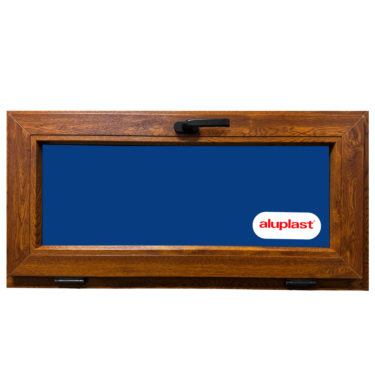 Finestra in PVC rinforzato 1000x500 Golden Oak anta ribalta