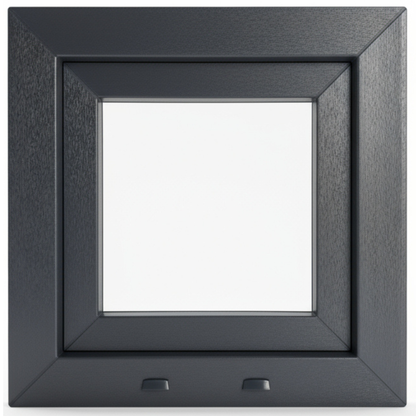 Finestra in PVC rinforzato 500x500 antracite anta ribalta | opaca