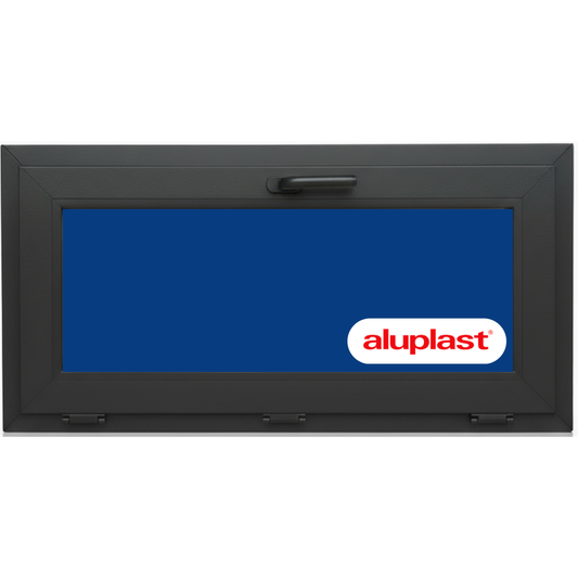 Finestra in PVC rinforzato 1000x500 antracite anta ribalta