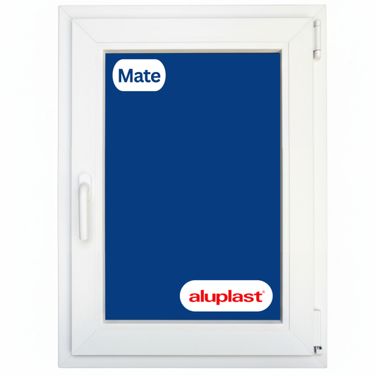 Finestra in PVC rinforzato 500x700 Bianca Anta Ribalta | Opaca