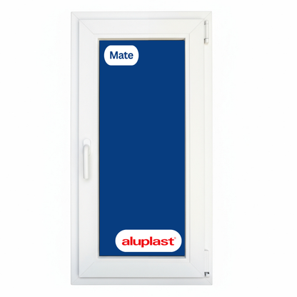 Finestra in PVC rinforzato 500x1000 Bianca Anta Ribalta