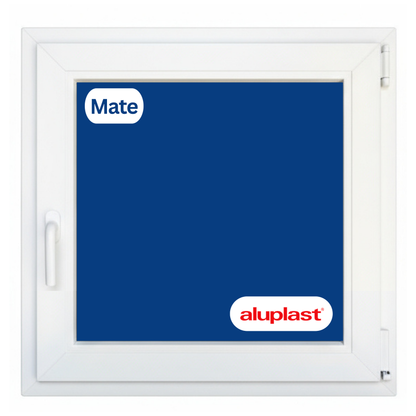 Finestra in PVC rinforzato 600x600 Bianca Anta Ribalta | Opaca