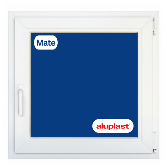 Finestra in PVC rinforzato 600x600 Bianca Anta Ribalta | Opaca