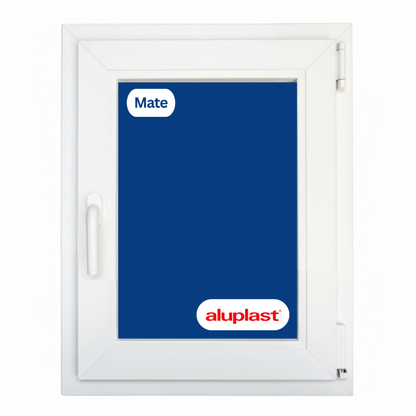 Finestra in PVC rinforzato 500x600 Bianca Anta Ribalta | Opaca