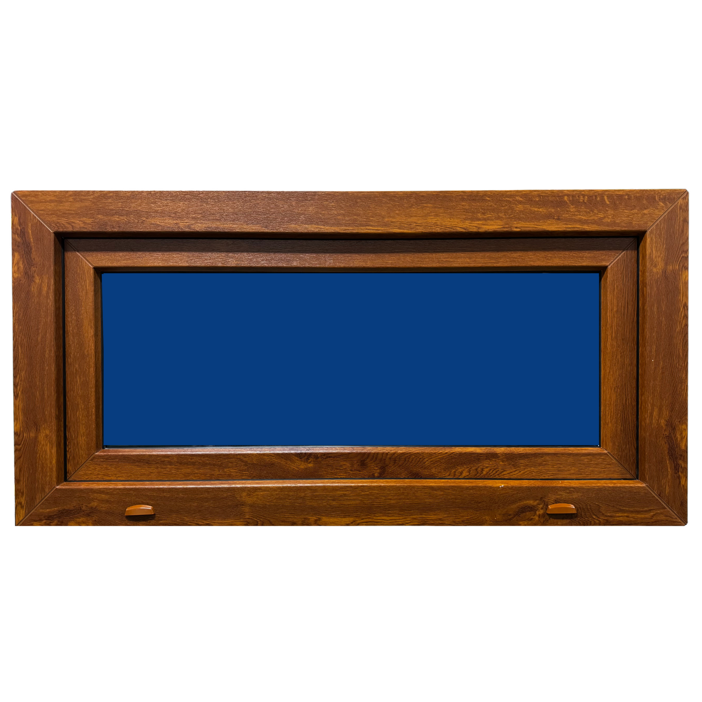 Finestra in PVC rinforzato 1000x500 Golden Oak anta ribalta