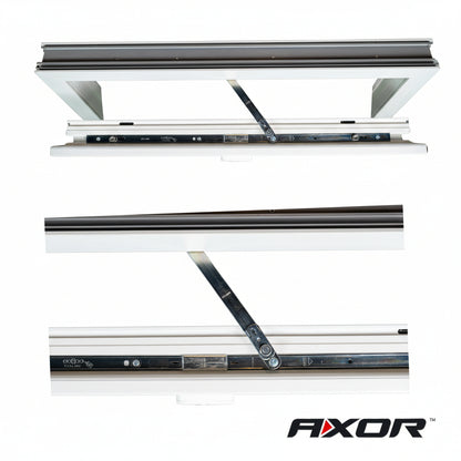 Finestra in PVC rinforzato 800x500 Bianca Anta Ribalta